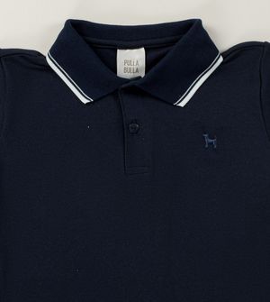 Camiseta Polo Basic Marinho