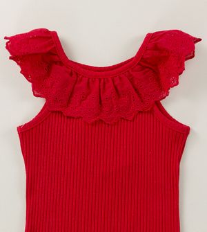 Blusa Renda Vermelha