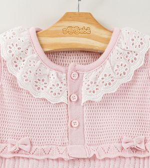 Vestido Renda e Laço - 90418AB