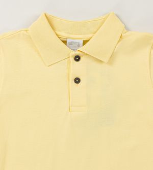Camiseta Polo Básica Amarelo