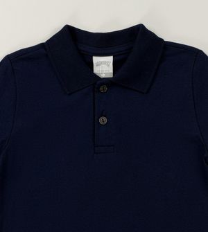 Camiseta Polo Básica Marinho