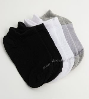 Kit Meia Sapatilha com 3 unidades Tam. 25 ao 34