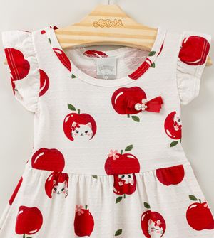 Vestido Maçã Vermelha