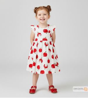 Vestido Maçã Vermelha