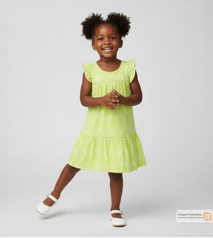 Vestido Flor Delicada Verde