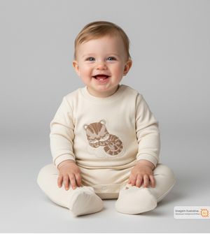 Macacão Suedine Soninho Bege