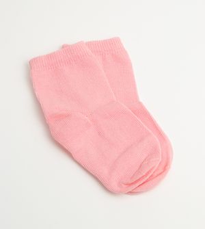 Kit Meia Cano Alto Rosa com 3 unidades Tam. 17 ao 24