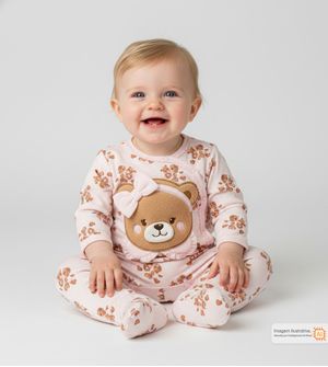 Macacão Moletinho Ursinhas