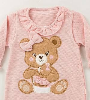 Macacão Malha Trico Ursas