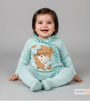 Macacão Malha Trico Ursinhas