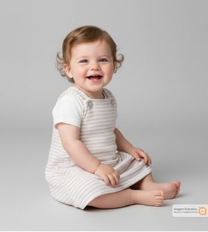 Conjunto Salopete/Blusa Listras Brilhantes Rosa