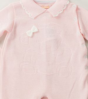 Saída Maternidade Tricot Ursinho