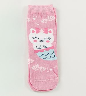 Kit Meia Soquete Infantil com 3 Unidades Tam. 23 à 26