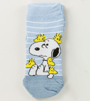 Kit Meia Soquete Snoopy com 3 Unidades Tam. 17 à 22