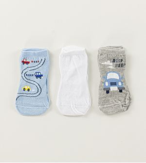 Kit Meia Soquete RN com 3 Unidades Tam. 13 à 16 - RN62CIA