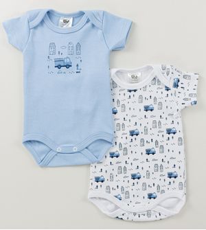 Kit Body Bombeiro Azul com 2 Unidades