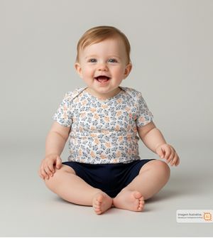 Conjunto Body/Shorts Barquinhos