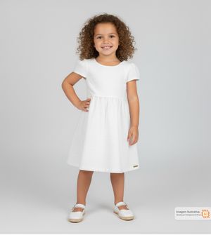 Vestido Lacinho Off White