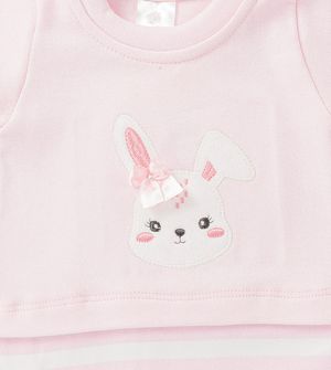 Macaquinho Coelhinha Rosa