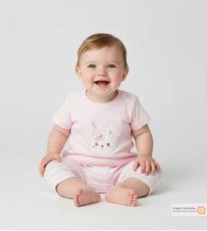 Macaquinho Coelhinha Rosa