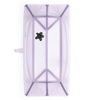 Banheira Flexível Transparente Lavanda XL Plug Térmico Stokke