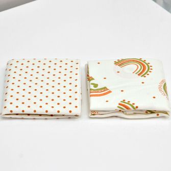 Fronha Estampada Arco Íris com 2 unidades