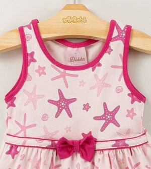 Vestido Regata Estrela do Mar Rosa
