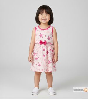 Vestido Regata Estrela do Mar Rosa