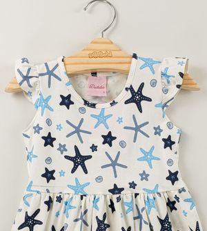 Vestido Estrela do Mar Azul