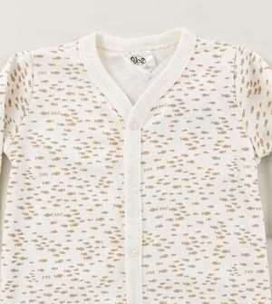 Macacão Peixinho Bege