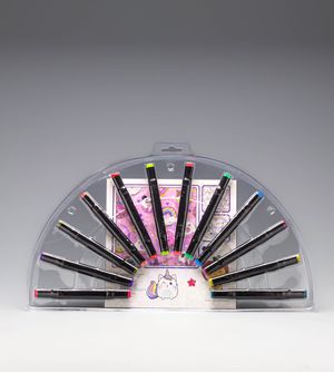 Livro Cute & Comfy Fofo e Aconchegante com 12 Canetas