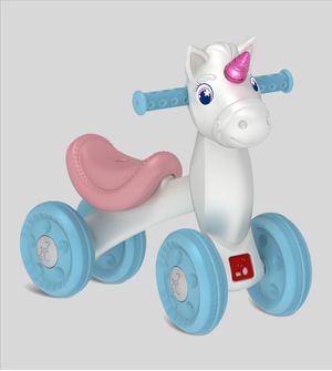 Baby Bike De Equilíbrio Unicórnio Bandeirante