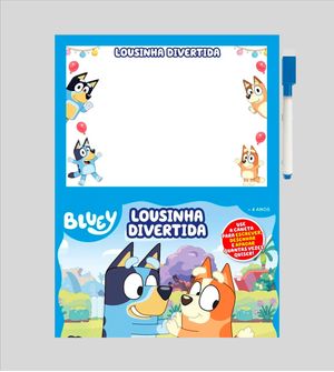 Livro Lousinha Divertida Bluey - Alfabeto