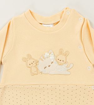 Macacão Suedine Amiguinhas