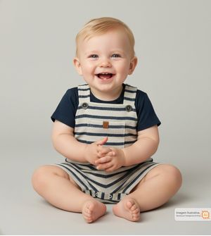 Conjunto BodyJardineira Listras