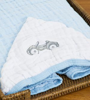 Toalhão de Banho Soft Tinta com Capuz Bordado 105 x 80cm