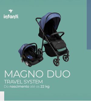 Carrinho Travel System Magno Duo Infanti