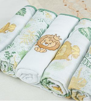 Kit Fralda com Bainha 5 Unidades Dengo