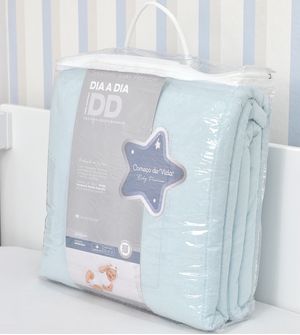 Edredom para Berço Malha Liso 155 x 96cm