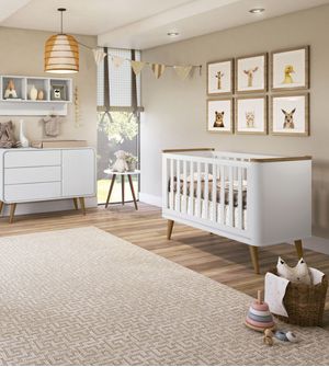 Berço Americano Confort 3 em 1 Puppi Móbile