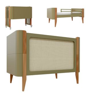 Berço Americano Evolutivo 3 em 1 Bo