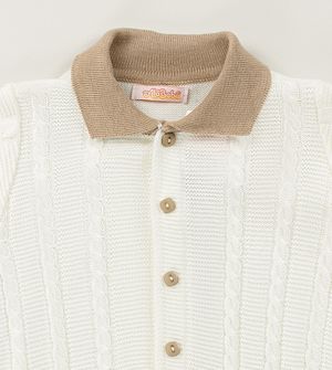 Saída Maternidade Tricot Tranças