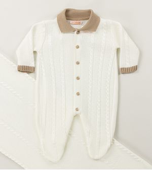 Saída Maternidade Tricot Tranças