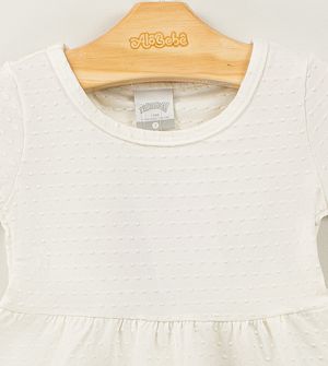 Vestido Básico Off White