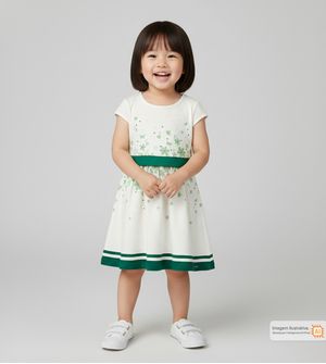 Vestido Flor e Borboleta