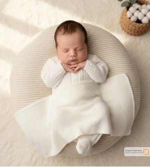 Saída Maternidade Tricot Delicadeza