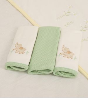 Kit Fralda de Boca Com 3 Unidades - 25788M