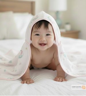 Toalha de Banho Soft com Capuz 80 x 80cm