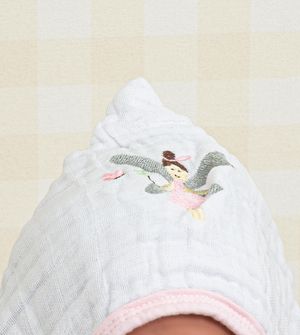 Toalha de Banho Soft com Capuz Bordado 90 x 80cm