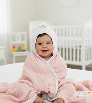 Toalhão de Banho Soft Tinta com Capuz Bordado 105 x 80cm